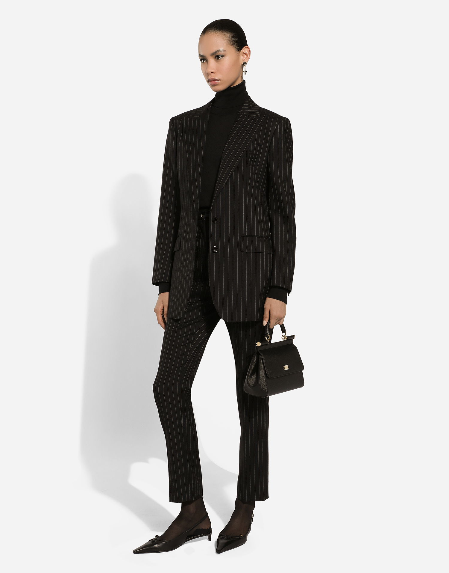 Bukser Dolce & Gabbana Pinstripe Wool Pants Flerfarvet | FTAM2TFR21XS8052, 1