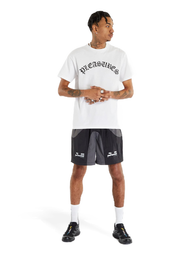 T-shirt Pleasures Old E Logo T-Shirt Sort | P23SP063 WHITE