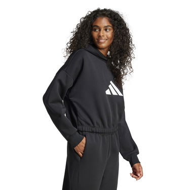 Sweatshirt adidas Performance Cropped Hoodie Sort | JE0136, 3