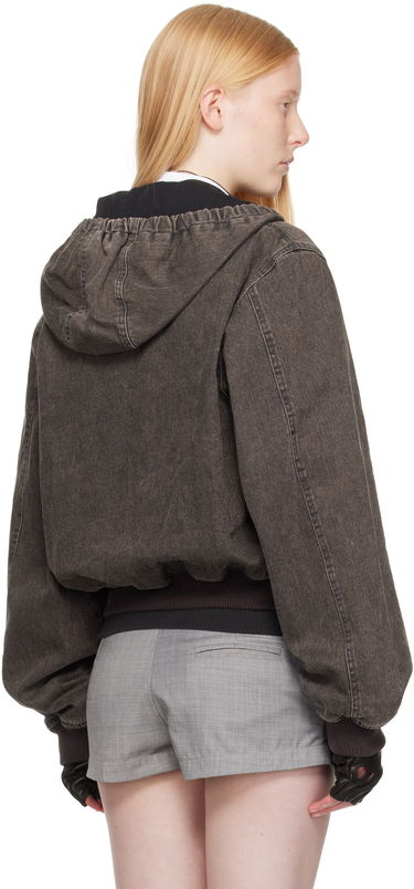 Bomberjakke OUR LEGACY Our Legacy Bank Denim Hooded Jacket Grå | M2251BBC, 2