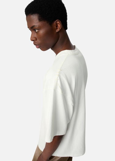 T-shirt AXEL ARIGATO Men's Relaxed Fit T-Shirt with Drawstring Hem Hvid | A3443001, 7