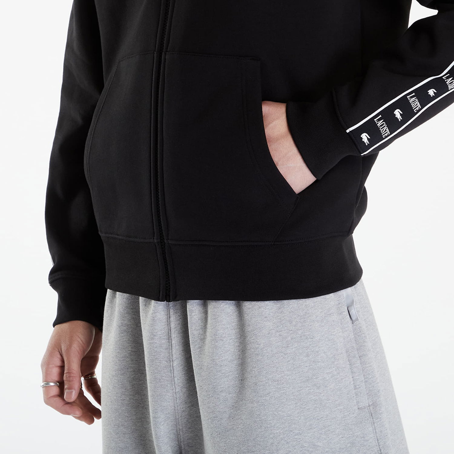 Sweatshirt Lacoste Sweatshirt Black Sort | SH7457 031, 1
