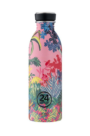 Drikkeflaske 24Bottles Floral Water Bottle 0.5 l Flerfarvet | Urban.050.PinkParadise, 0