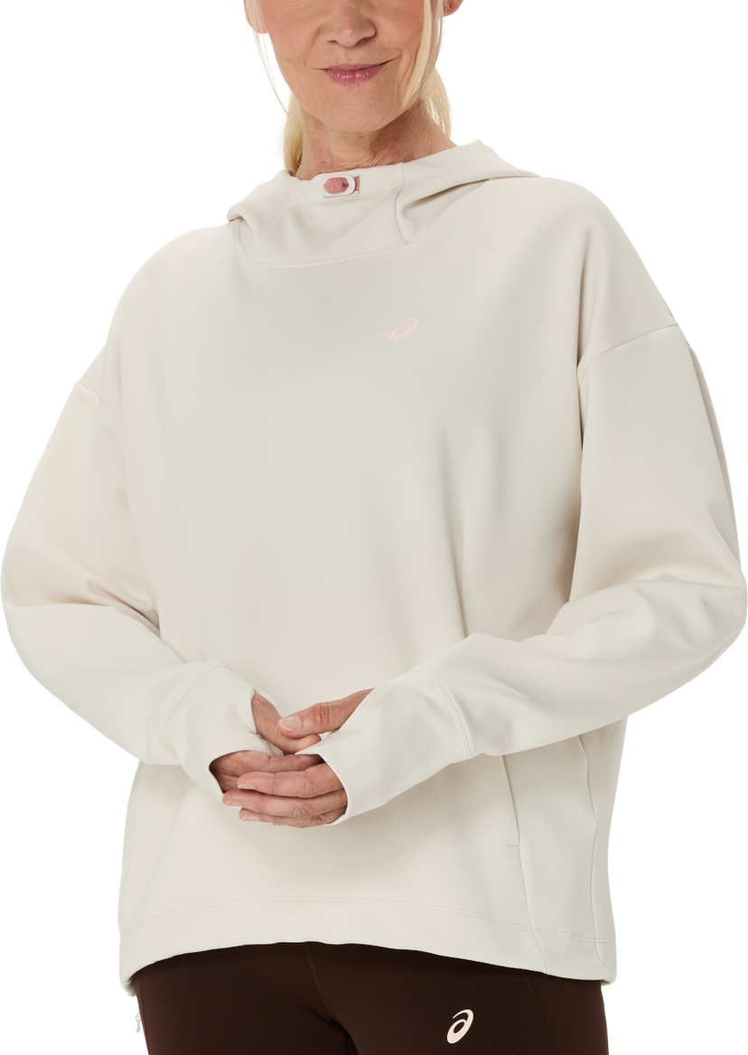 Sweatshirt Asics Asics Nagino Run Adjustable Hoodie Hvid | 2012d142-200