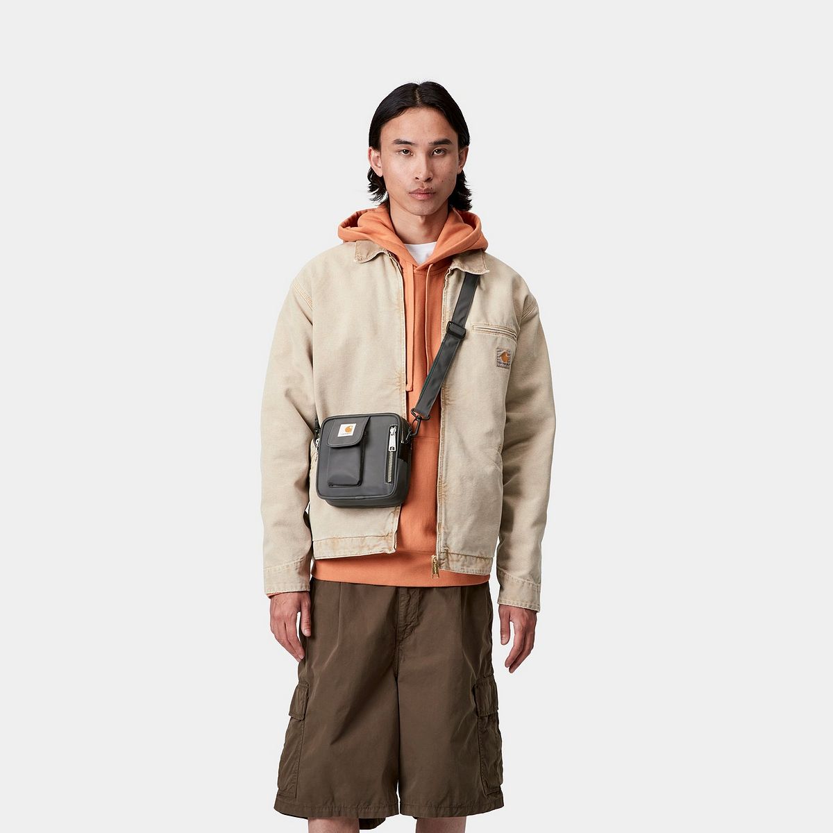 Skuldertaske Carhartt WIP Carhartt WIP Alumni Essential Small Bag Grå | I035212_1, 0