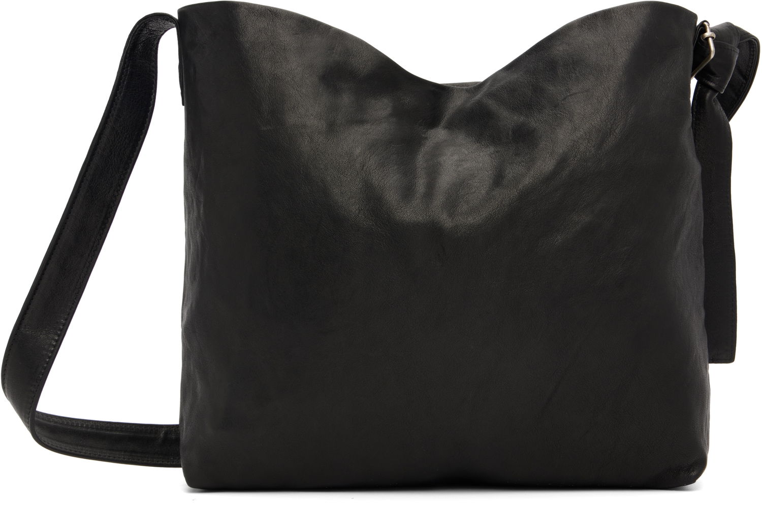 Skuldertaske Ann Demeulemeester Ann Demeulemeester Runa Medium Soft Shoulder Bag Sort | B0012628-LT137-099, 0