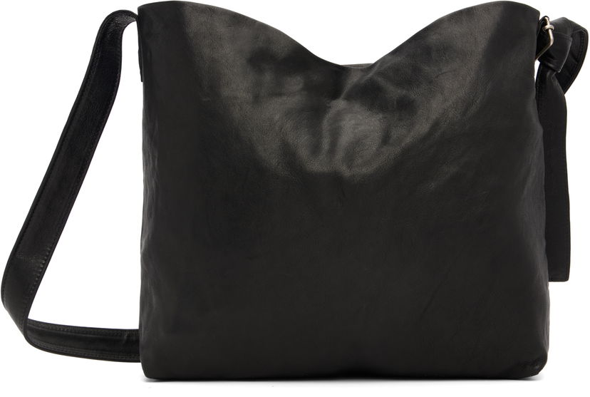 Skuldertaske Ann Demeulemeester Ann Demeulemeester Runa Medium Soft Shoulder Bag Sort | B0012628-LT137-099