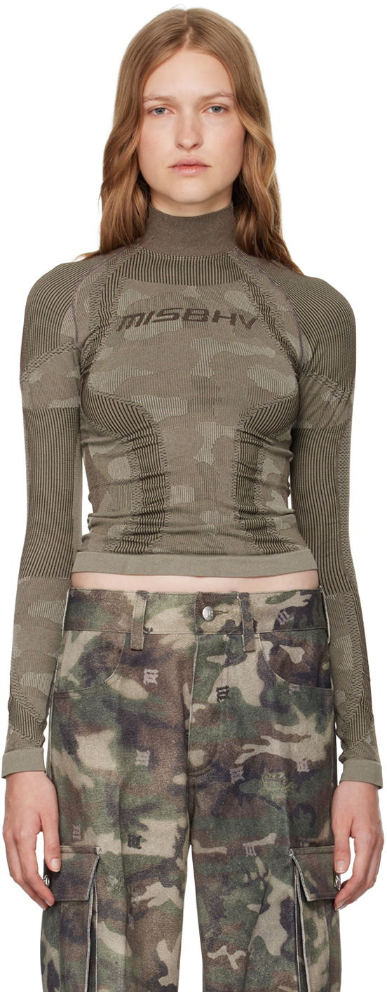 T-shirts og tank tops MISBHV Sport Long Sleeve Top Grøn | 241W513