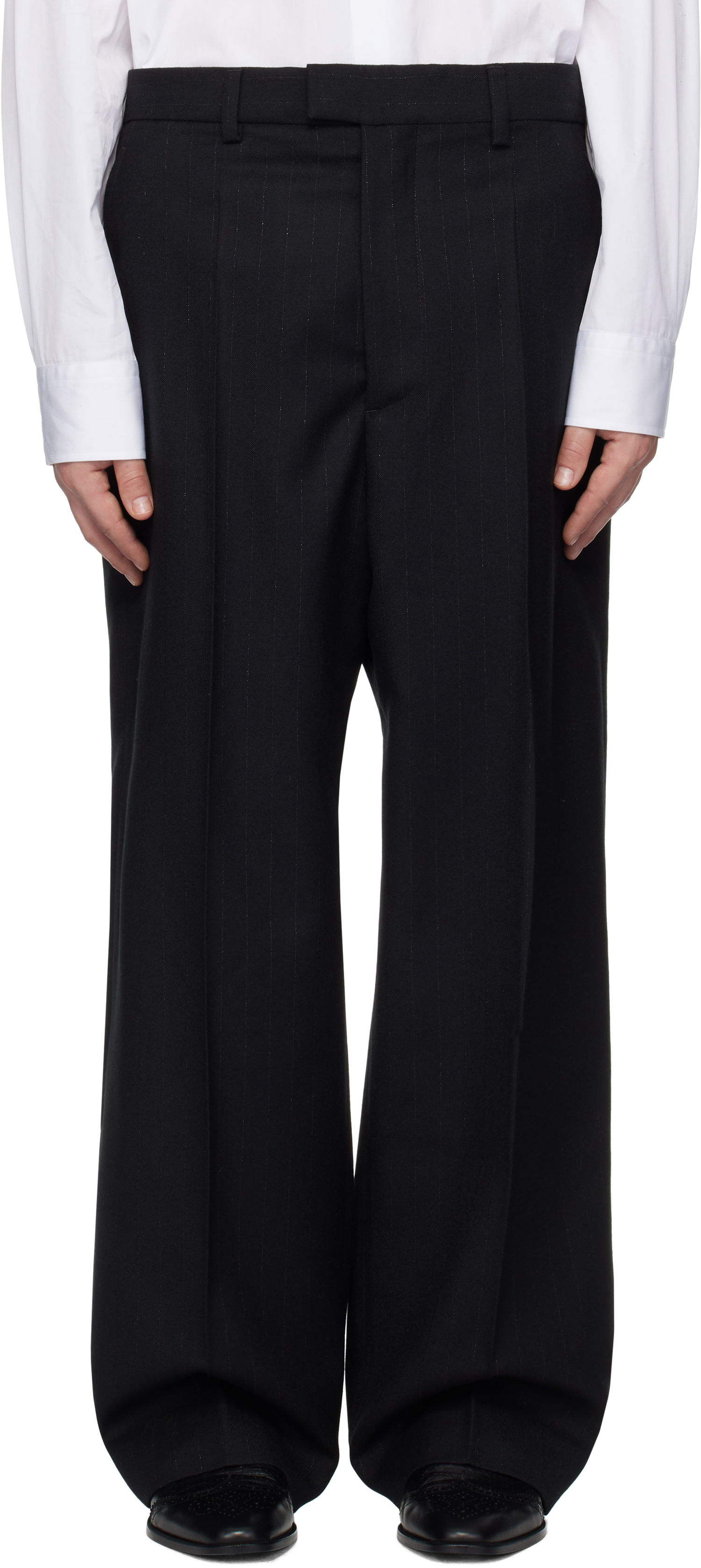 Bukser VETEMENTS Evening Tailored Pants Sort | UA66PA430B1, 0