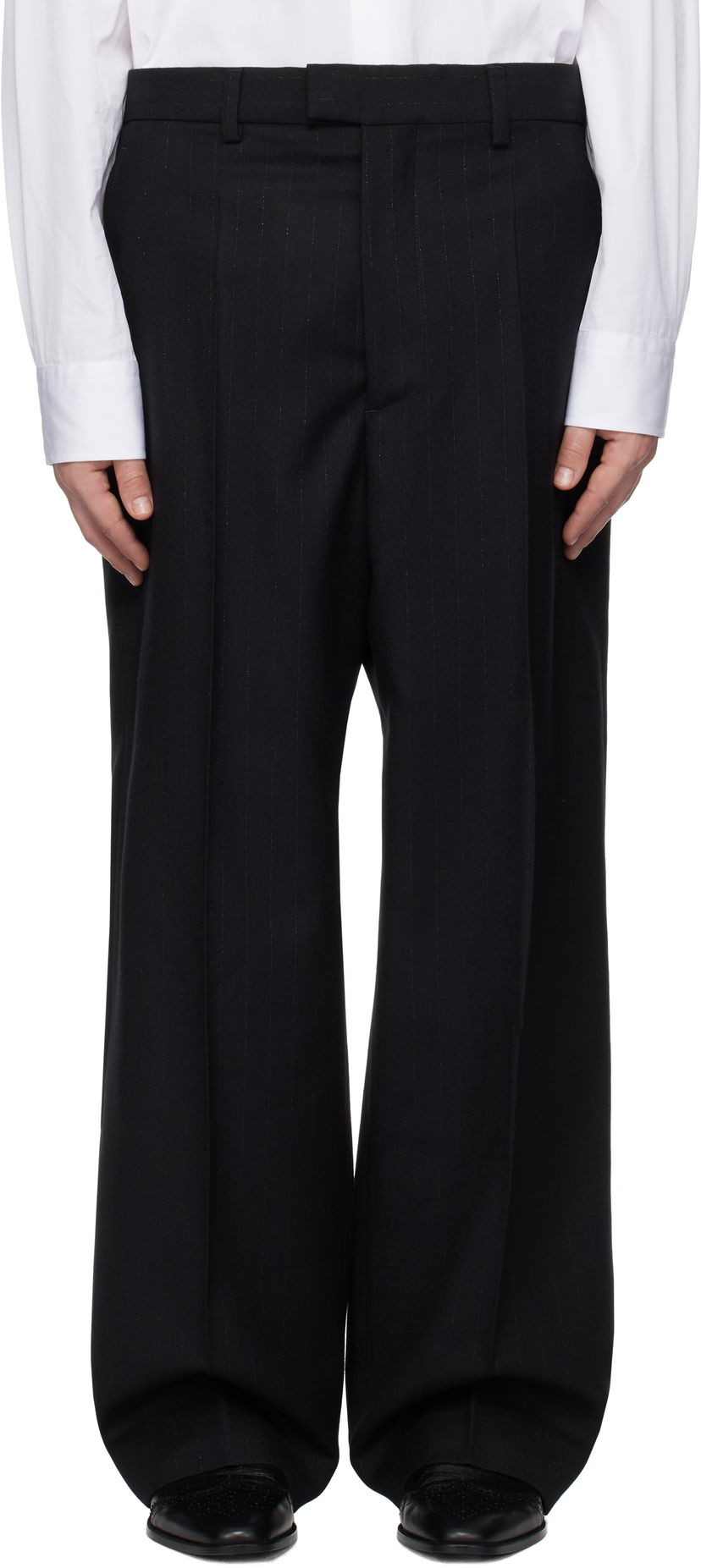 Bukser VETEMENTS Evening Tailored Pants Sort | UA66PA430B1