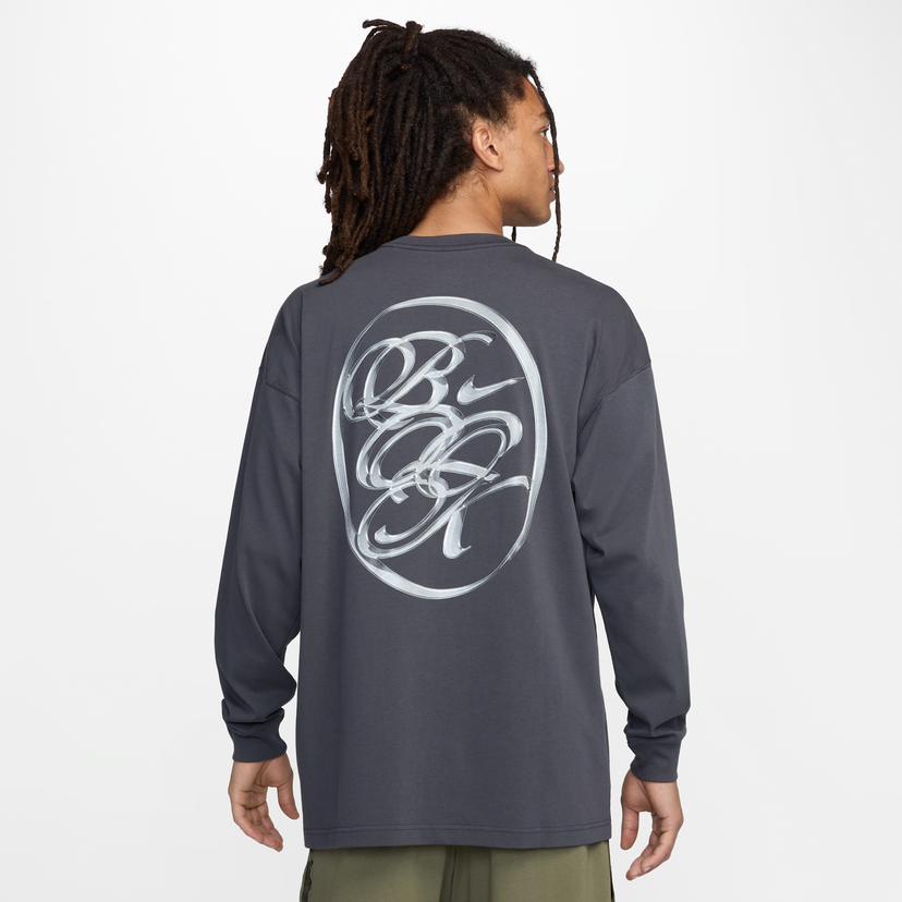 T-shirt Nike Devin Booker Basketball Long Sleeve T-Shirt Grå | HJ3344-060