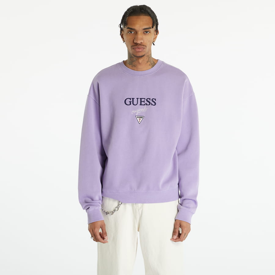 Sweatshirt GUESS Go Baker Logo Crewneck Lilla | M2BQ09K9YH1-F43M, 0