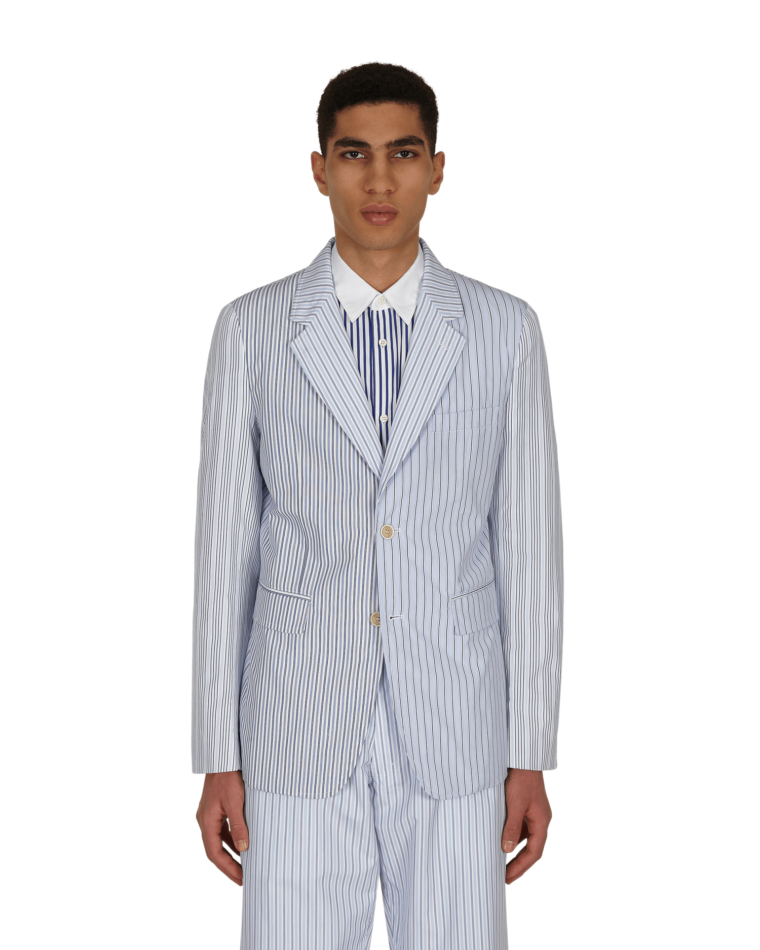 Frakker Comme des Garçons Stripe Coat Grå | FG-J009-SS21 1, 1