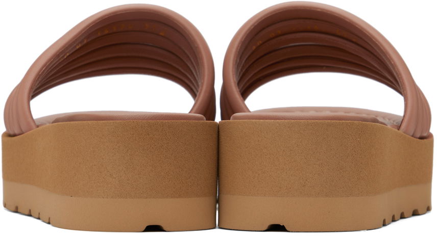 Sneakers og sko Gianvito Rossi Nappa Platform Sandals Lyserød | G15190.05GOM.NAP, 1