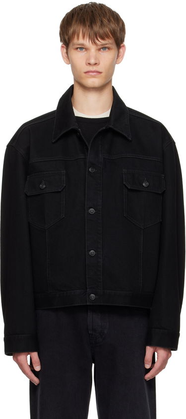 Jakke The Row The Row Orson Denim Jacket Sort | 546-W4170, 0