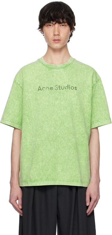 T-shirt Acne Studios Acne Studios Relaxed Fit Logo T-Shirt Grøn | CL0321-, 0