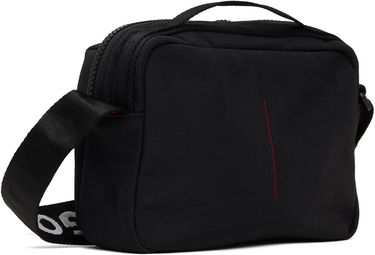 Skuldertaske BOSS HUGO Recycled Nylon Canvas Crossbody Bag Sort | 50541922, 2