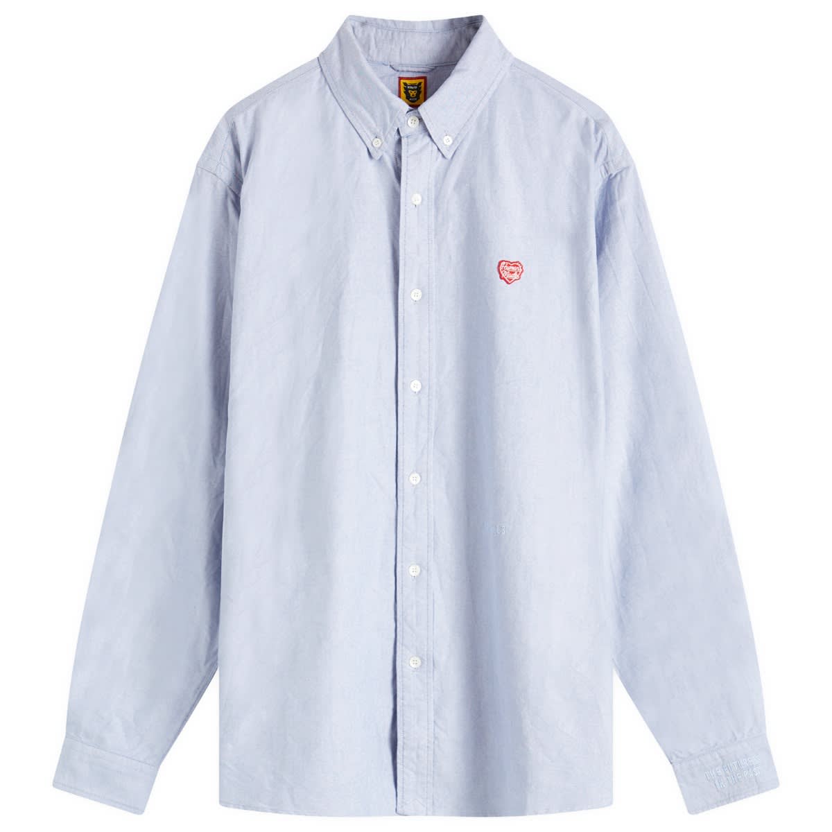 Skjorte Human Made Oxford Button-Down Shirt Blå | HM28SH006-BL, 0