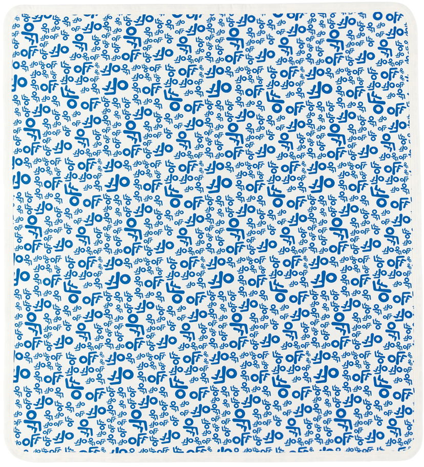 Tilbehør Off-White Kids 'AOP' Blanket Blå | OBXT001F22JER0010345