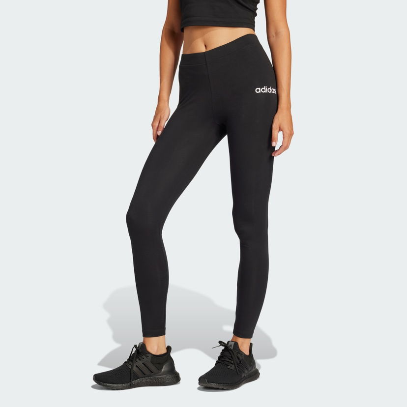 Leggings adidas Performance Cotton Leggings Sort | JG8621
