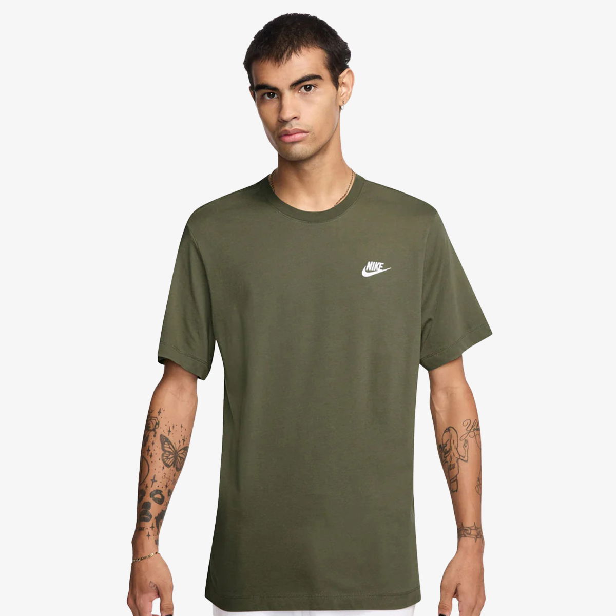 T-shirt Nike NSW Club T-Shirt Grøn | AR4997-223, 0