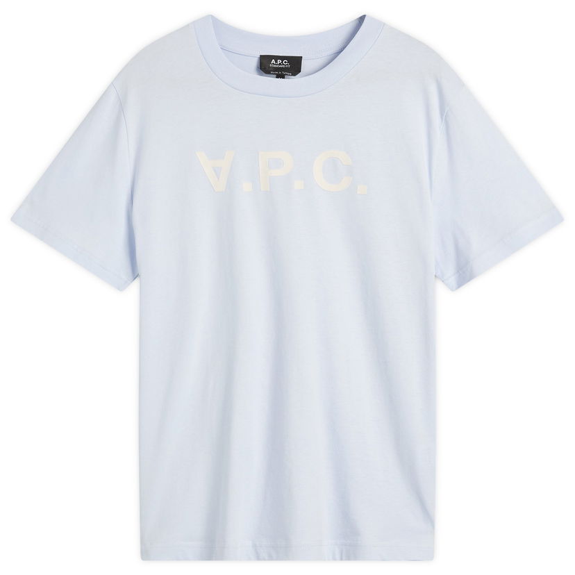 T-shirt A.P.C. Men's VPC Logo T-Shirt, Size Small Blå | COHBM-M26384-ILC