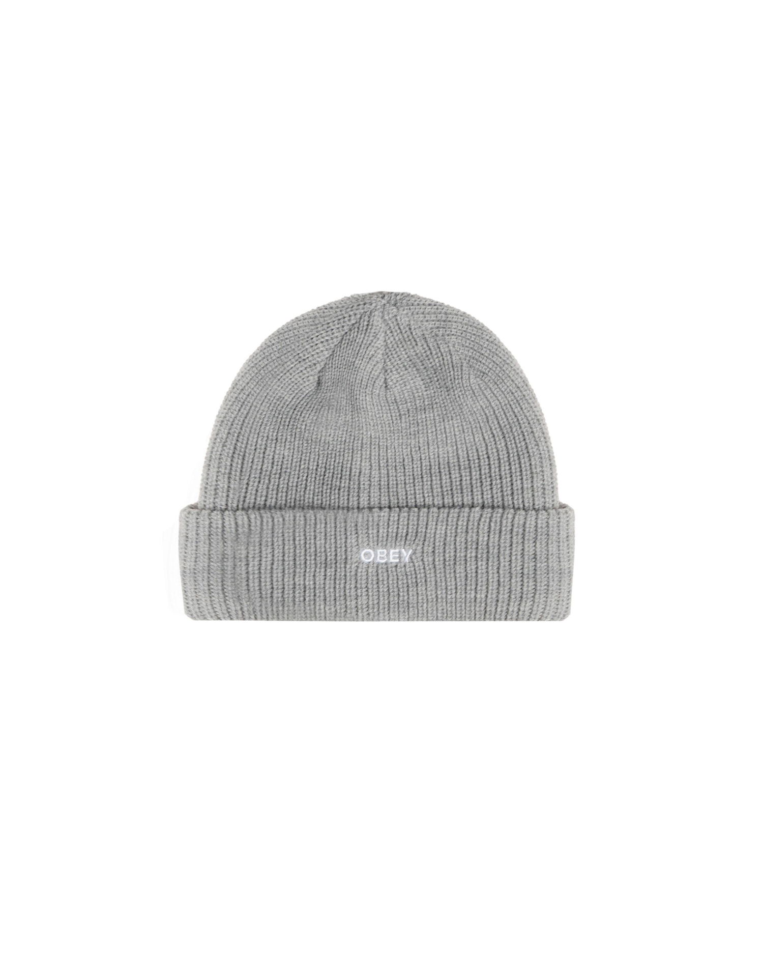Beanie OBEY Obey Future Ribbed Knit Cuffed Beanie Grå | 100030163-HEA, 0
