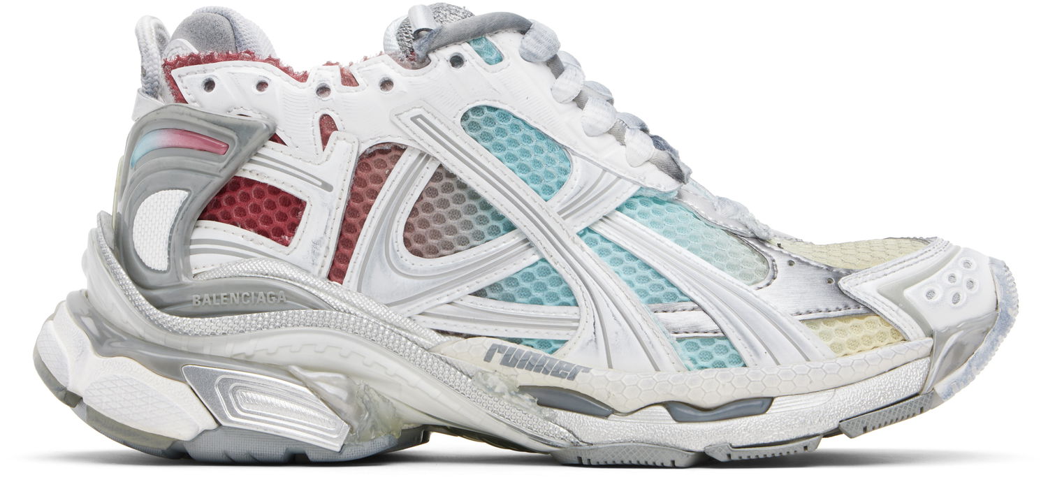 Sneakers og sko Balenciaga Balenciaga Runner Gradient Hvid | 772767 WRNGM, 0
