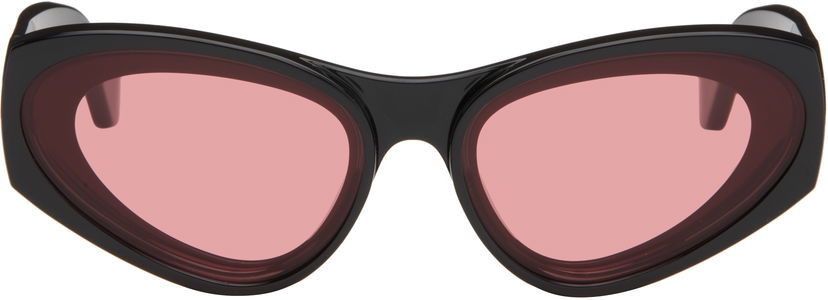 Solbriller Loewe Paula's Ibiza Goggle Cat-Eye Sunglasses Sort | LW40171UM6201V 840126861457