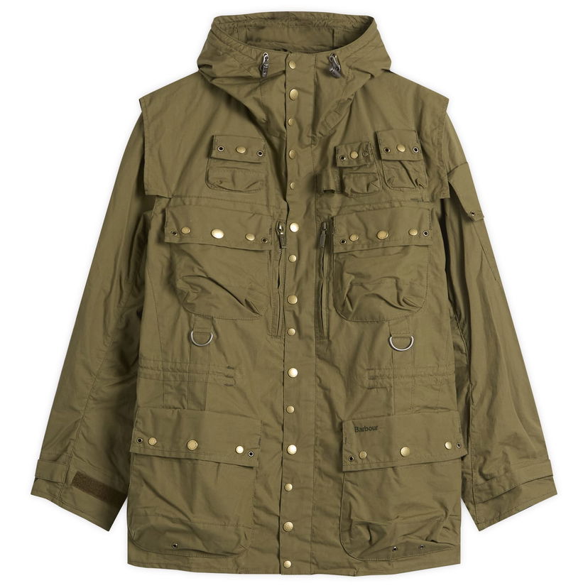 Vindjakke Barbour Men's Casual Jacket, Size Large Grøn | MCA1055GN31