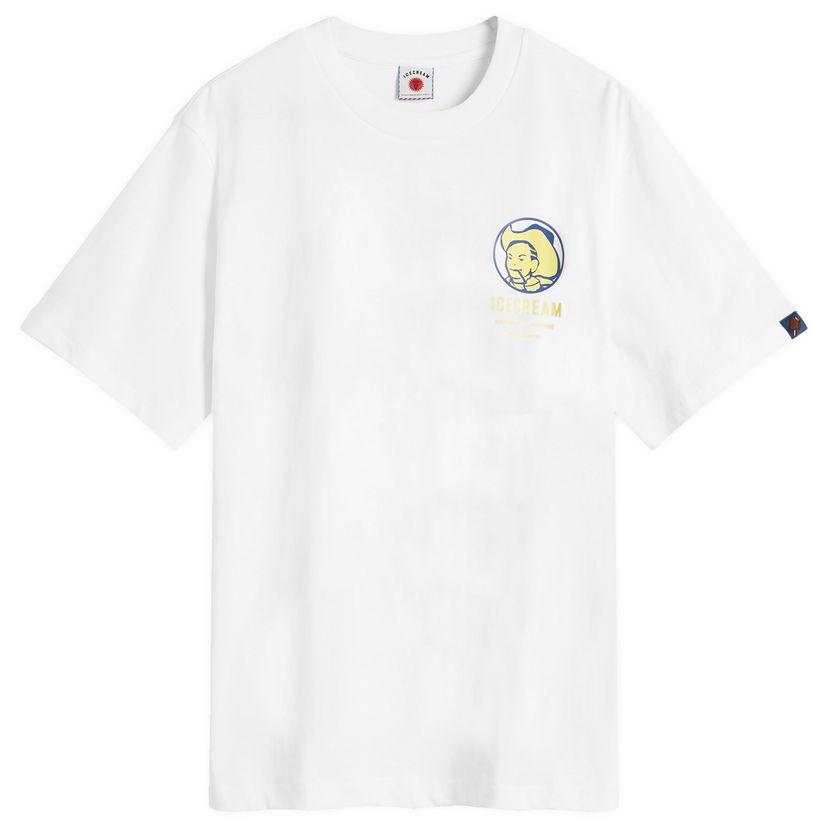 T-shirt BBC IceCream ICECREAM Cowboy Graphic T-Shirt, Size Large Hvid | IC25144-WHT