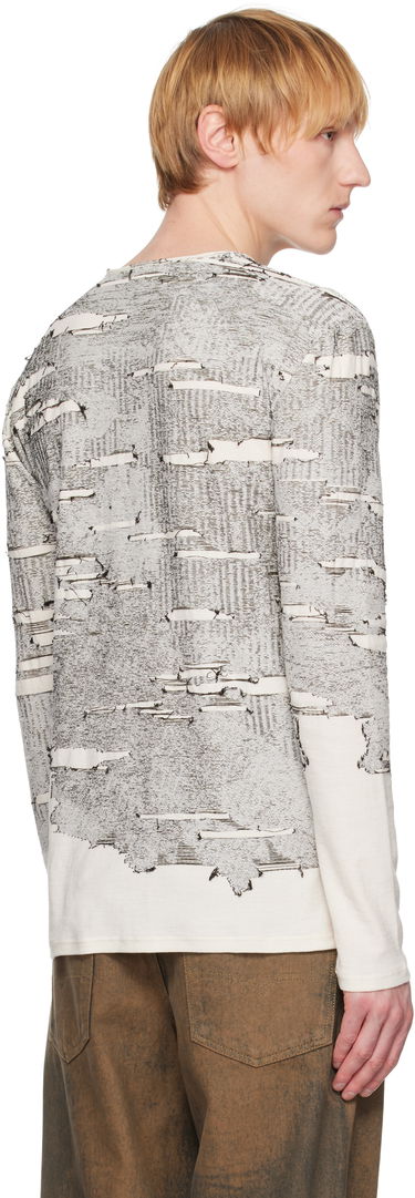 T-shirt Diesel Diesel K-Cadmo Long Sleeve T-Shirt Hvid | A18119-0AFBV-129, 2