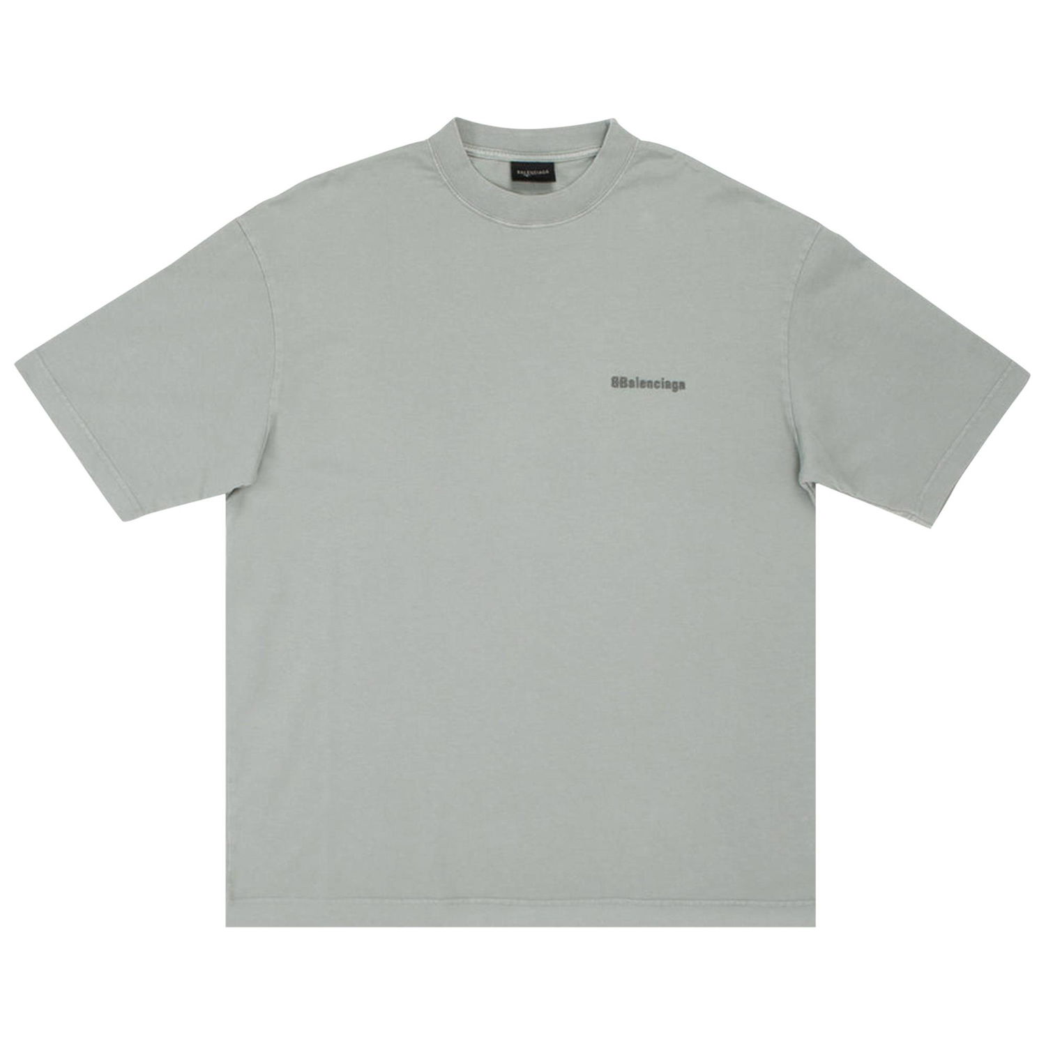 T-shirt Balenciaga Medium Fit T-Shirt Grå | 612966 TNVG7 9244, 1