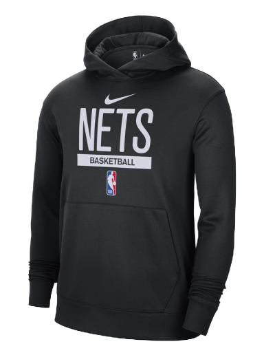Sweatshirt Nike Dri-FIT NBA Brooklyn Nets Spotlight Pullover Hoodie Sort | DN8149-010