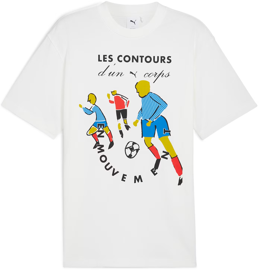 T-shirt Puma Players Lane Graphic T-Shirt Hvid | 626660-02