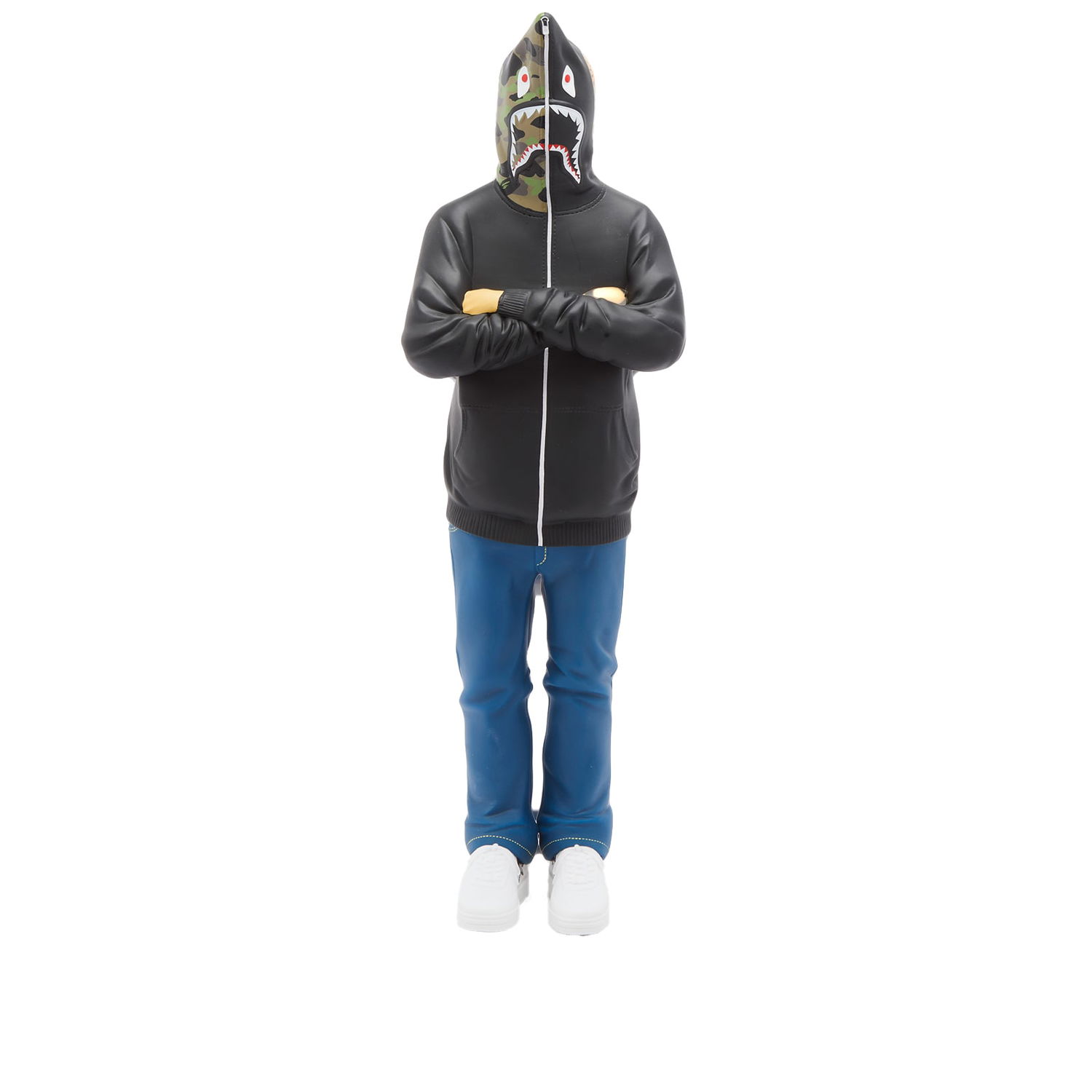 Collectible BAPE A Bathing Ape Shark Figure Blå | 001FGJ801001M-BLK, 0