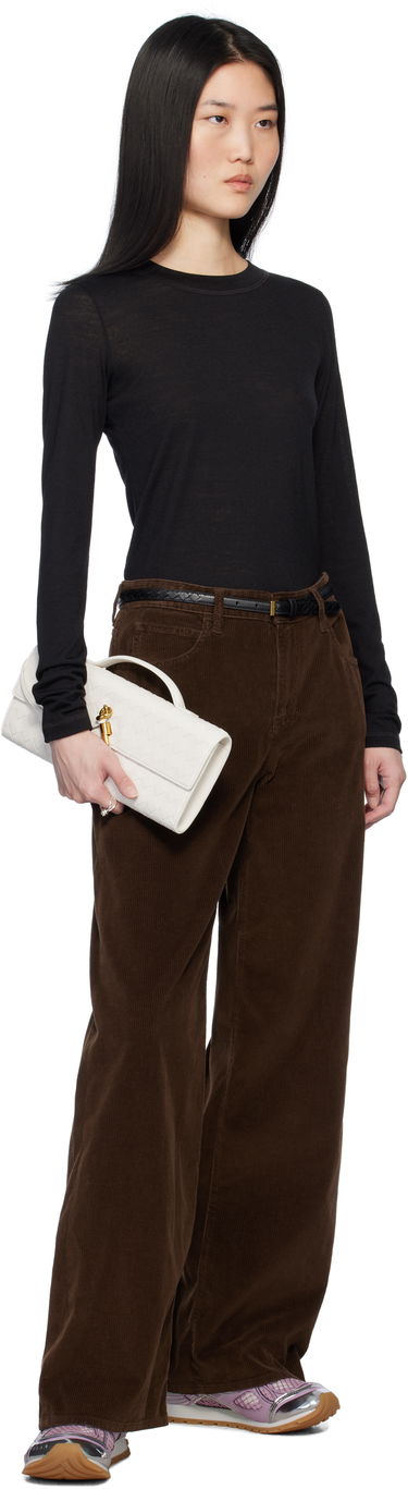 Bælter Bottega Veneta Bottega Veneta Thin Watch Belt Sort | 805803 V4R01, 2