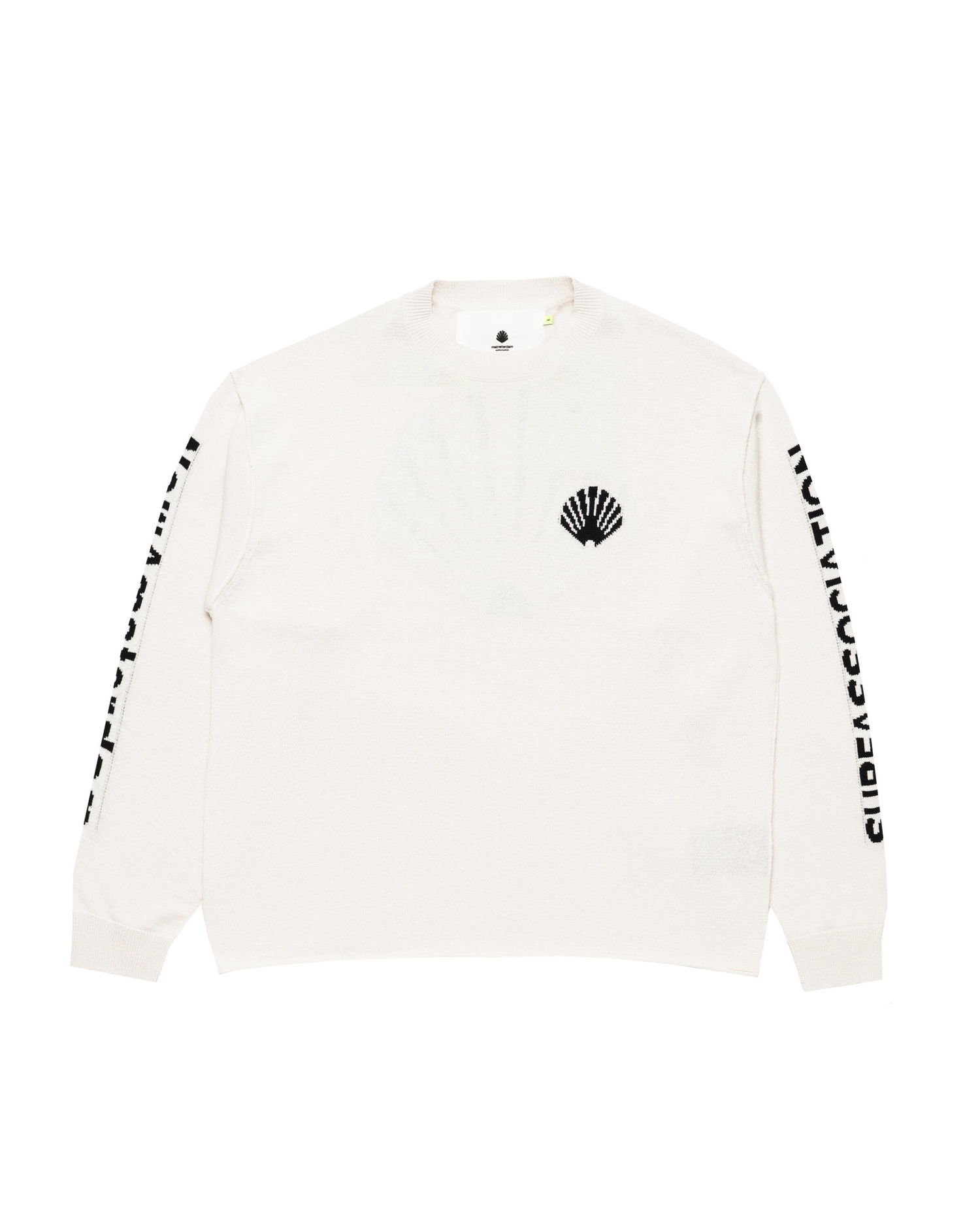 Sweatshirt New Amsterdam Surf Association New Amsterdam Surf Association Knitted Logo Sweatshirt Hvid | 2502031001, 0