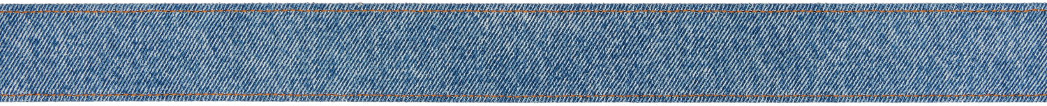 Bælter Balmain Balmain Denim Safety Pin Belt Blå | EN1WJ167TDTW, 1