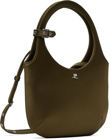 Skuldertaske Courrèges Courrèges Holy Satin Shoulder Bag Grøn | 225GSA102PL0084, 1