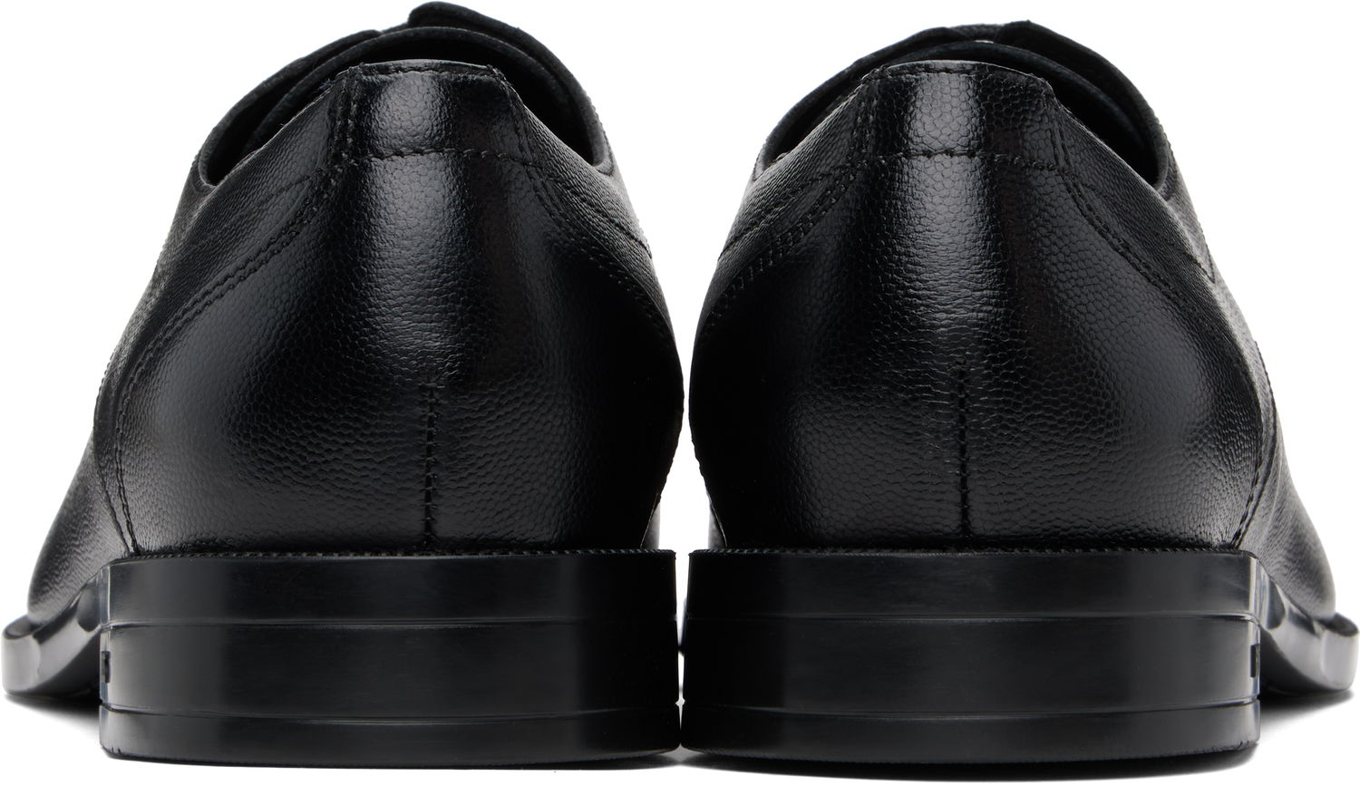 Tøj BOSS BOSS Leather Derbys Sort | 50536145, 1