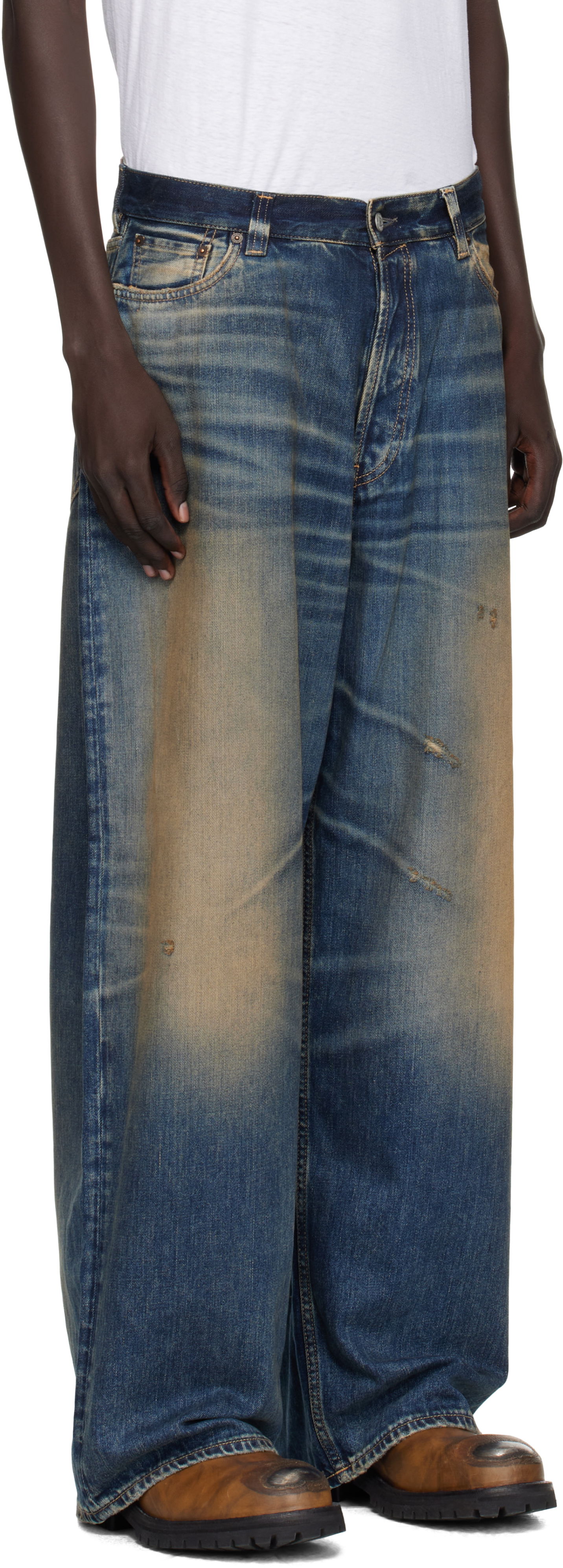 Jeans Acne Studios Acne Studios Loose Fit 2023 Jeans Blå | C00094-, 1