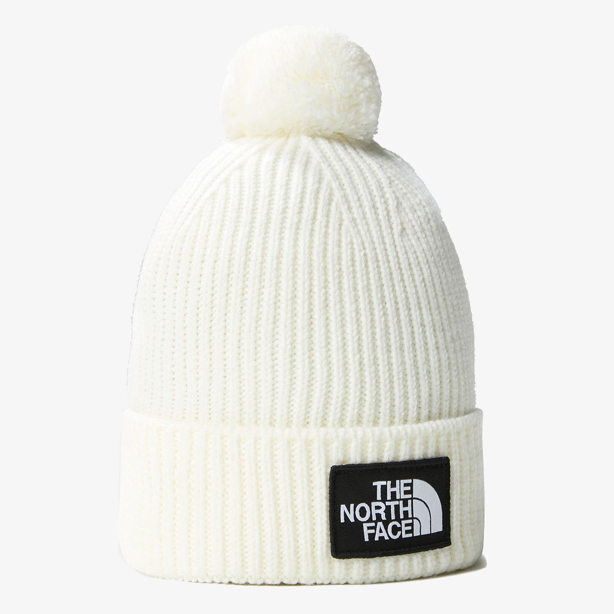 Beanie The North Face TNF Logo Box Pom Beanie Hvid | NF0A3FN3N3N1, 0