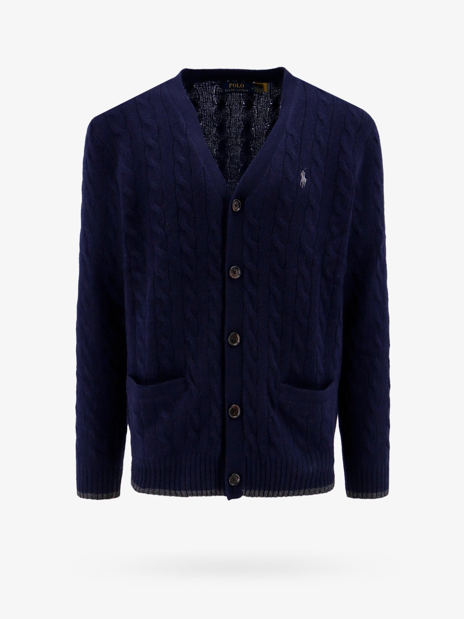 Sweater Polo by Ralph Lauren Polo Ralph Lauren Cable Knit Cardigan Mørkeblå | 710949808001, 0