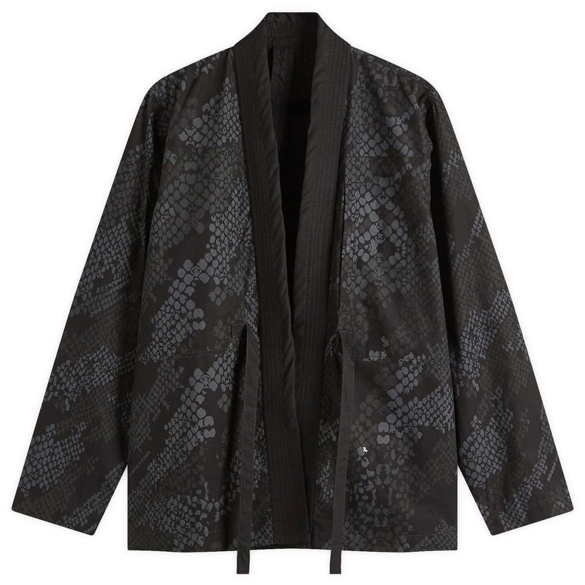 Jakke Maharishi Maharishi Bonsai Python Camo Hanten Shirt, Size Large Sort | 6073-BLK