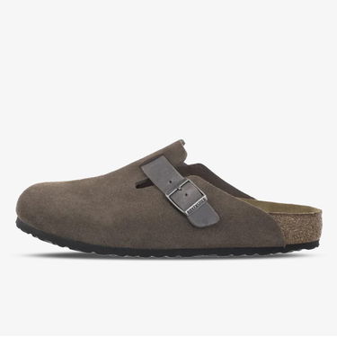 Sneakers og sko Birkenstock Birkenstock Boston Suede Clogs Brun | 1029210, 3
