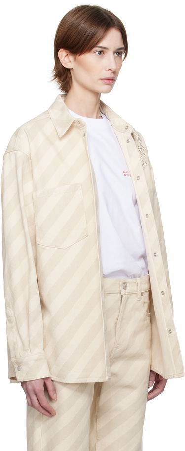 Skjorte Marni Marni Boxy Denim Shirt Beige | CAJD0601S0 USCX37, 1