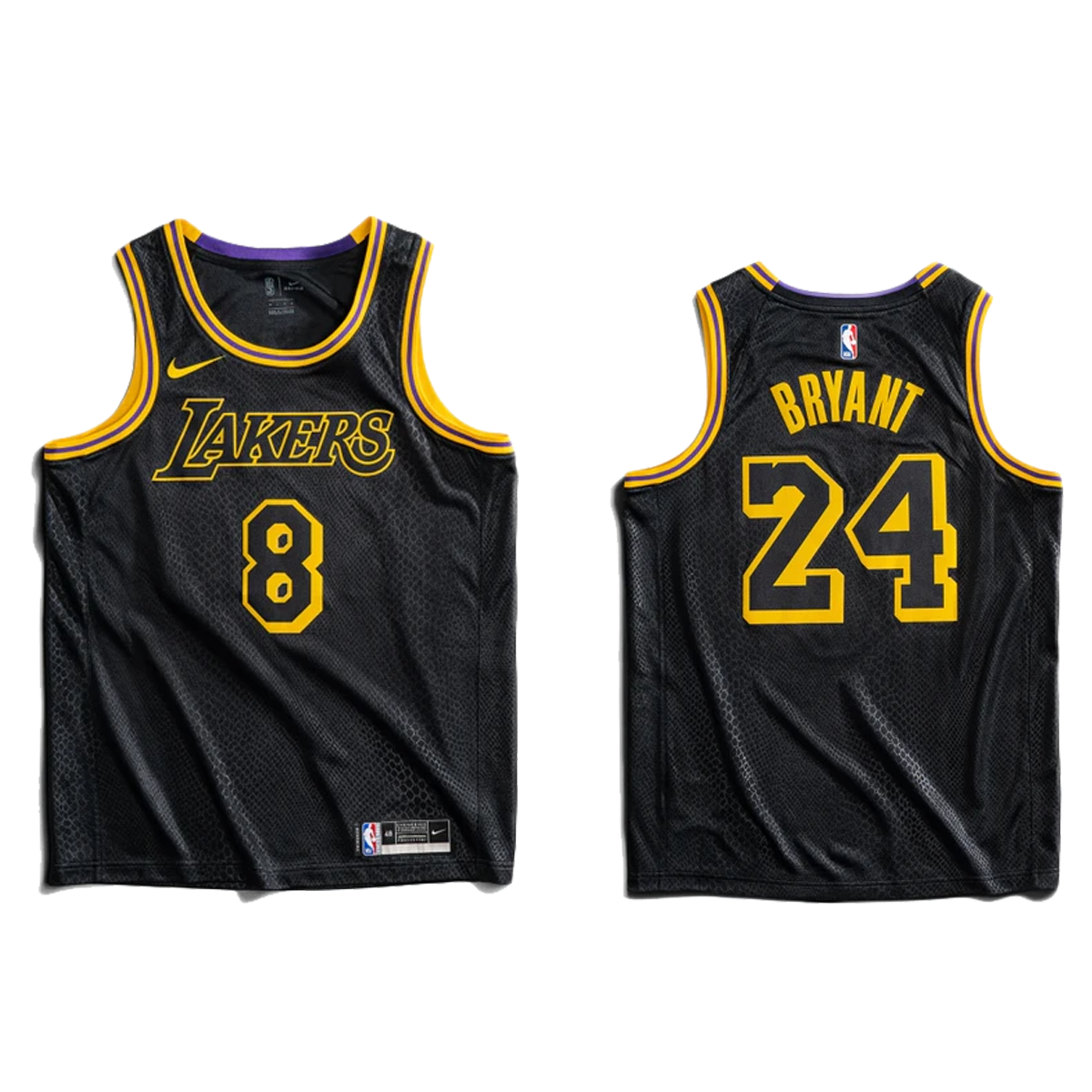 Jersey Nike Los Angeles Lakers Kobe Bryant Black Mamba City Edition Swingman Jersey Sort | DJ0471-010, 1