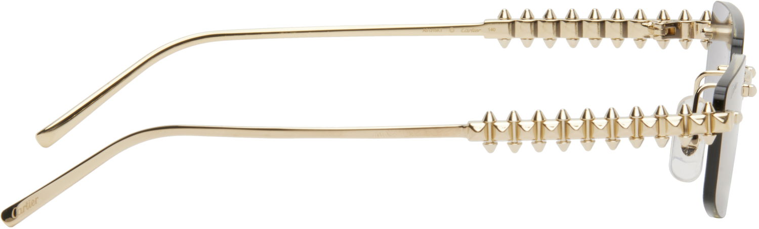 Solbriller Cartier Clash de Cartier Sunglasses Metalisk | CT0544S-001, 1