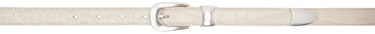 Bælter OUR LEGACY Croc Embossed Leather Belt Hvid | A42482V, 0